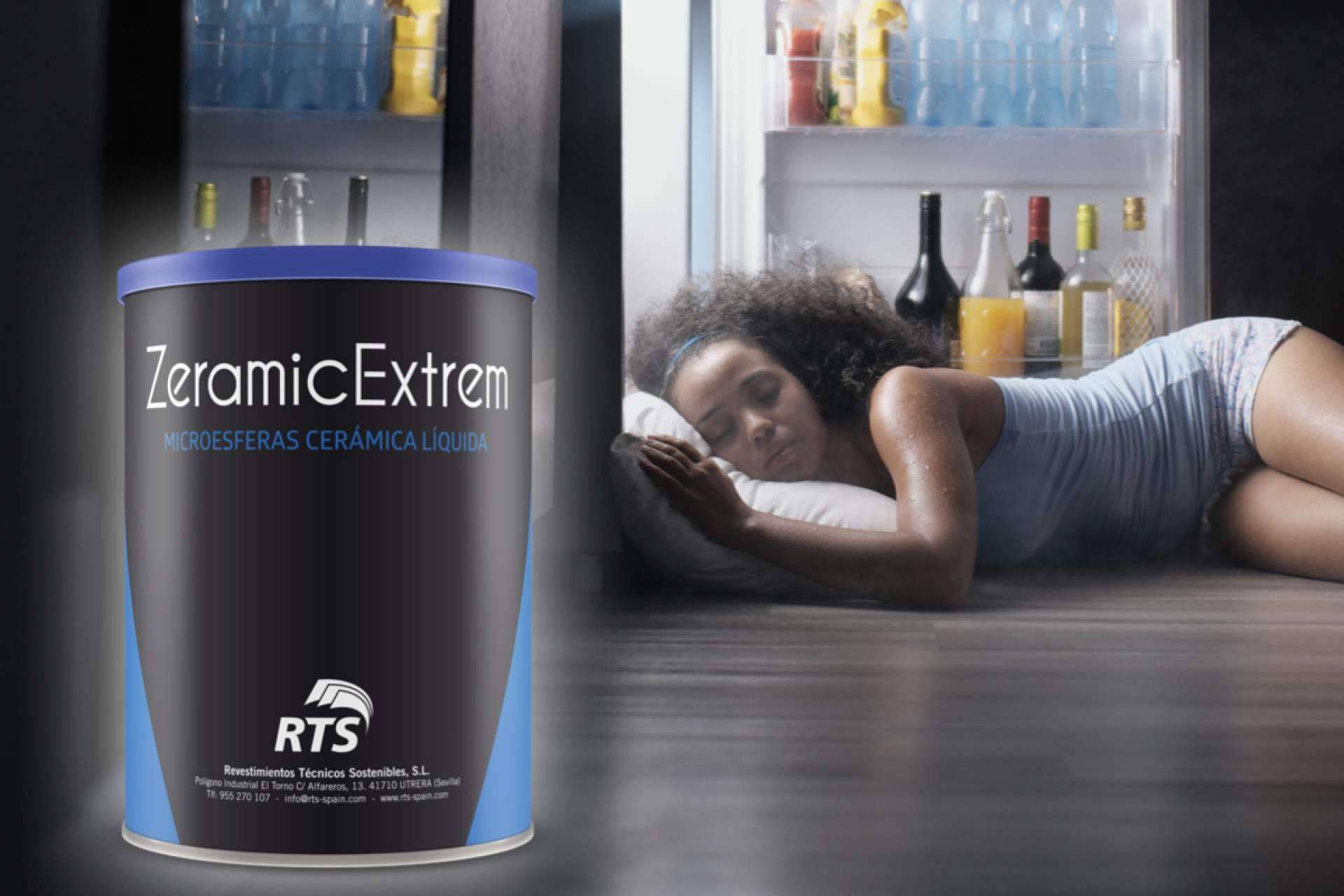 Ahorrar energía pintando paredes y techos con Zeramic Extrem, el aislante térmico de la empresa RTS