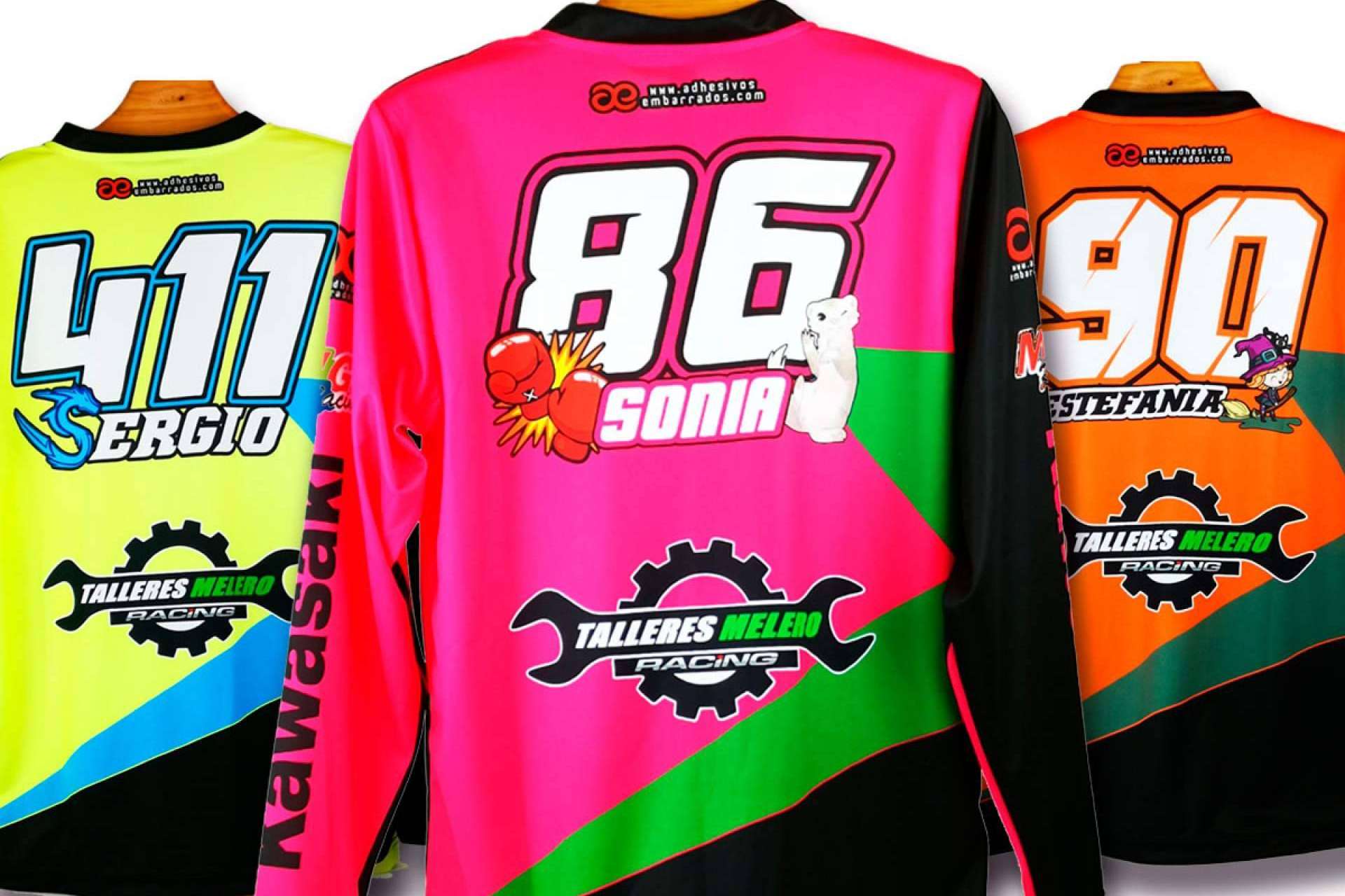 Camisetas para motocross personalizadas en ADHESIVOSEMBARRADOS