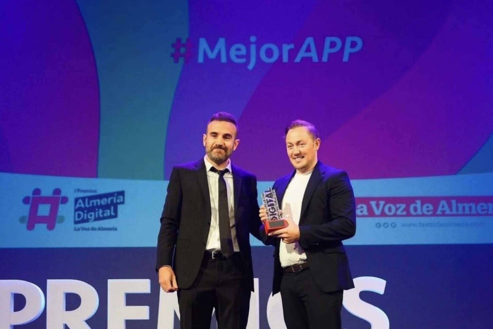 Trainingym recibe el premio a la mejor app en los Premios Almería Digital 2022