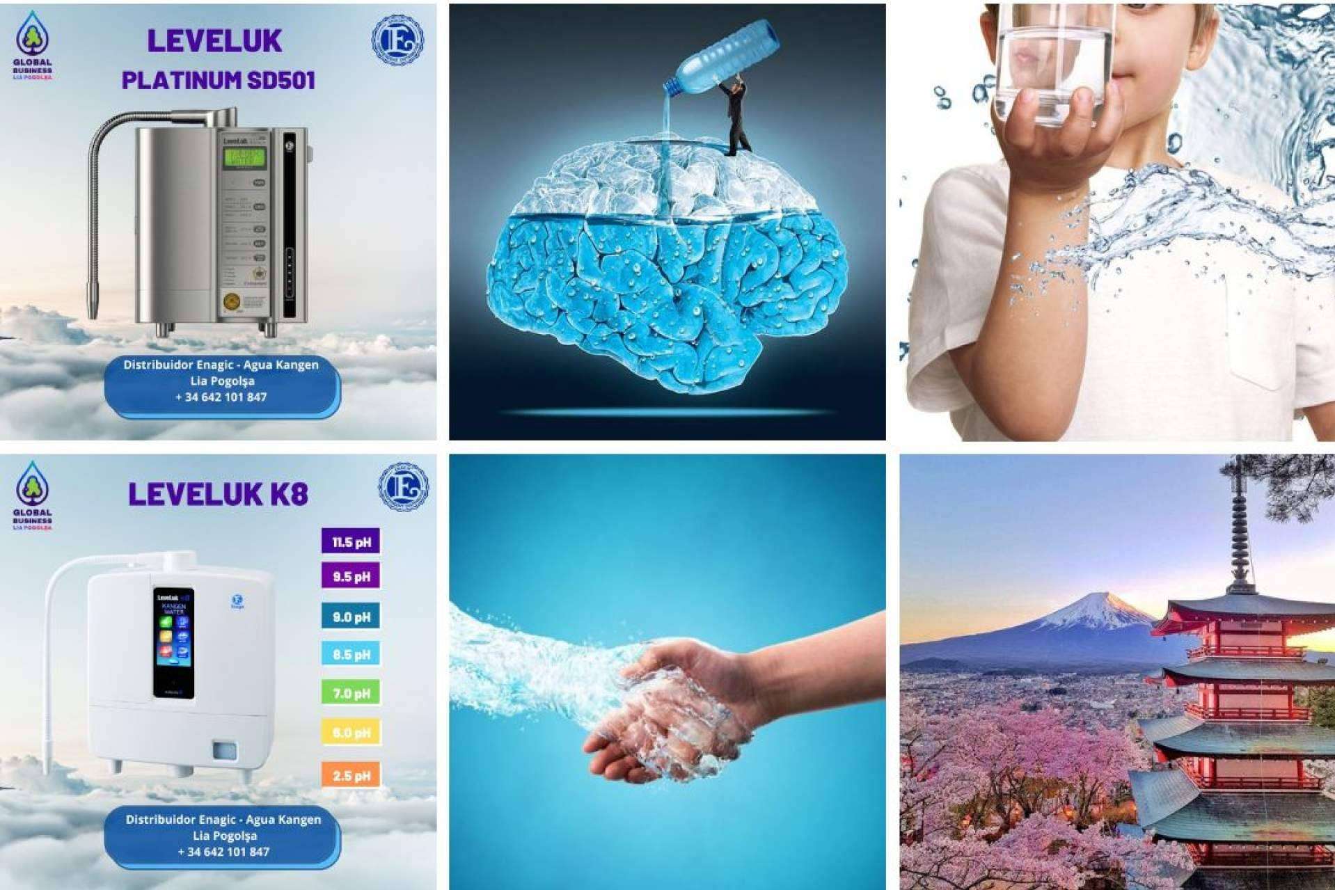 Enagic®, una de las tecnologías del Agua Kangen más avanzadas del mundo para obtener Agua Antioxidante, Alcalina y rica en Hidrógeno fresco