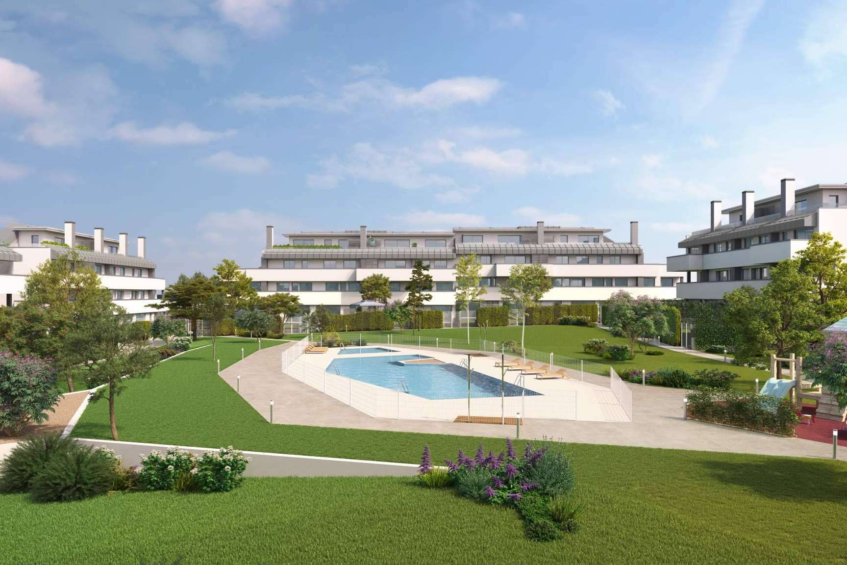 Viviendas con terraza, piscina y pádel, en el Viso de Villalbilla, a 30 minutos del centro de Madrid de la mano de Zanda Homes