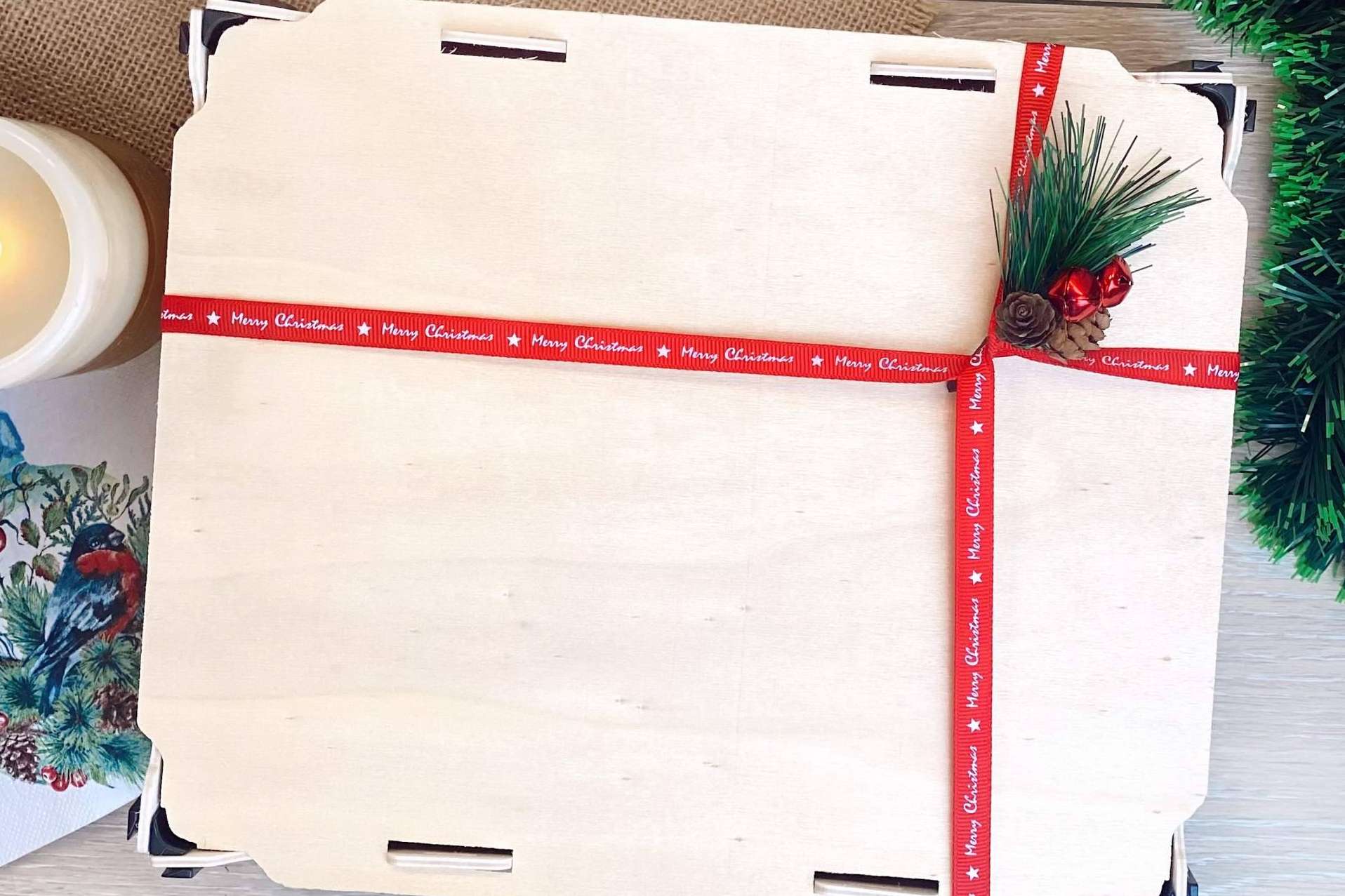 Las cajas de madera personalizadas de Sincla, perfectas para las cestas de Navidad