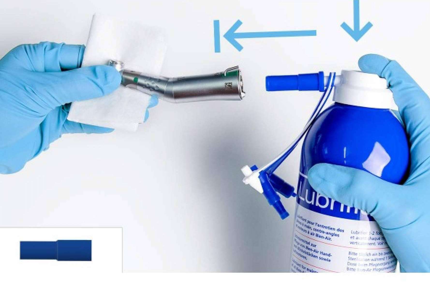 Aceites de lubricación para el correcto mantenimiento de los instrumentales dentales, con Praezimed