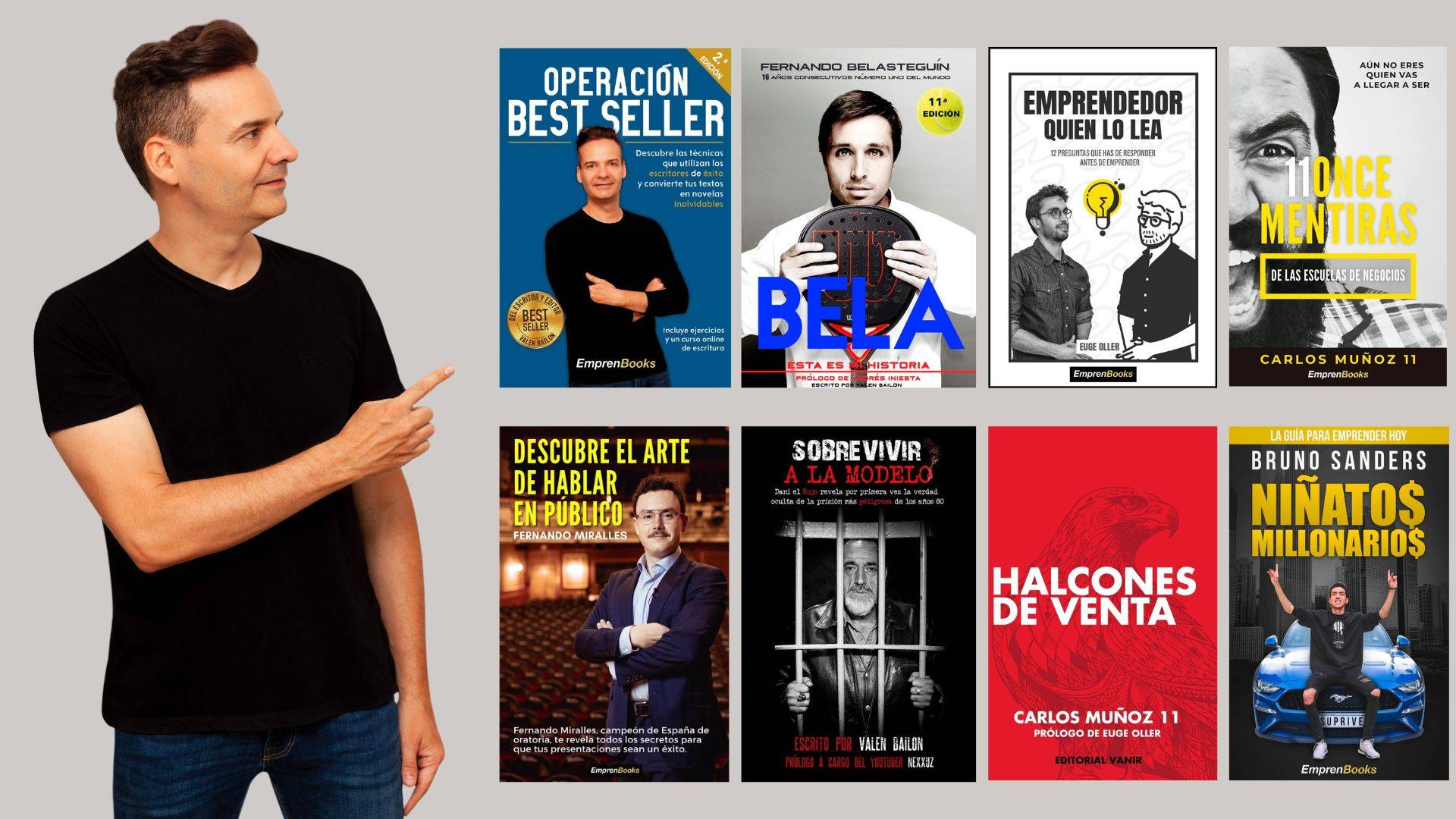 Valen Bailon, el escritor y editor que ha ayudado a los mejores influencers, empresarios y emprendedores a escribir y publicar sus libros