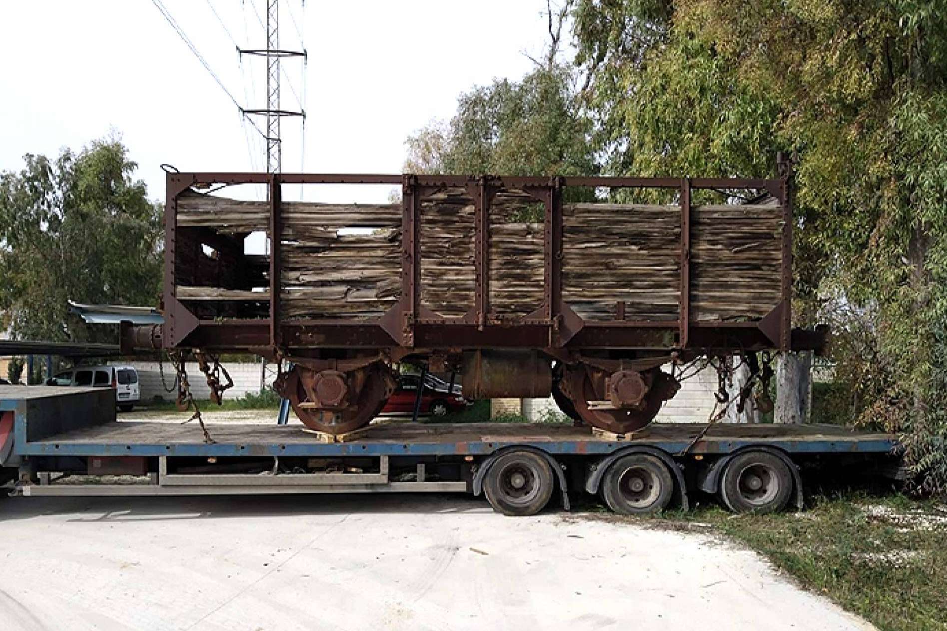Preservado por la Fundación del Patrimonio Ferroviario un histórico vagón de bordes máximos