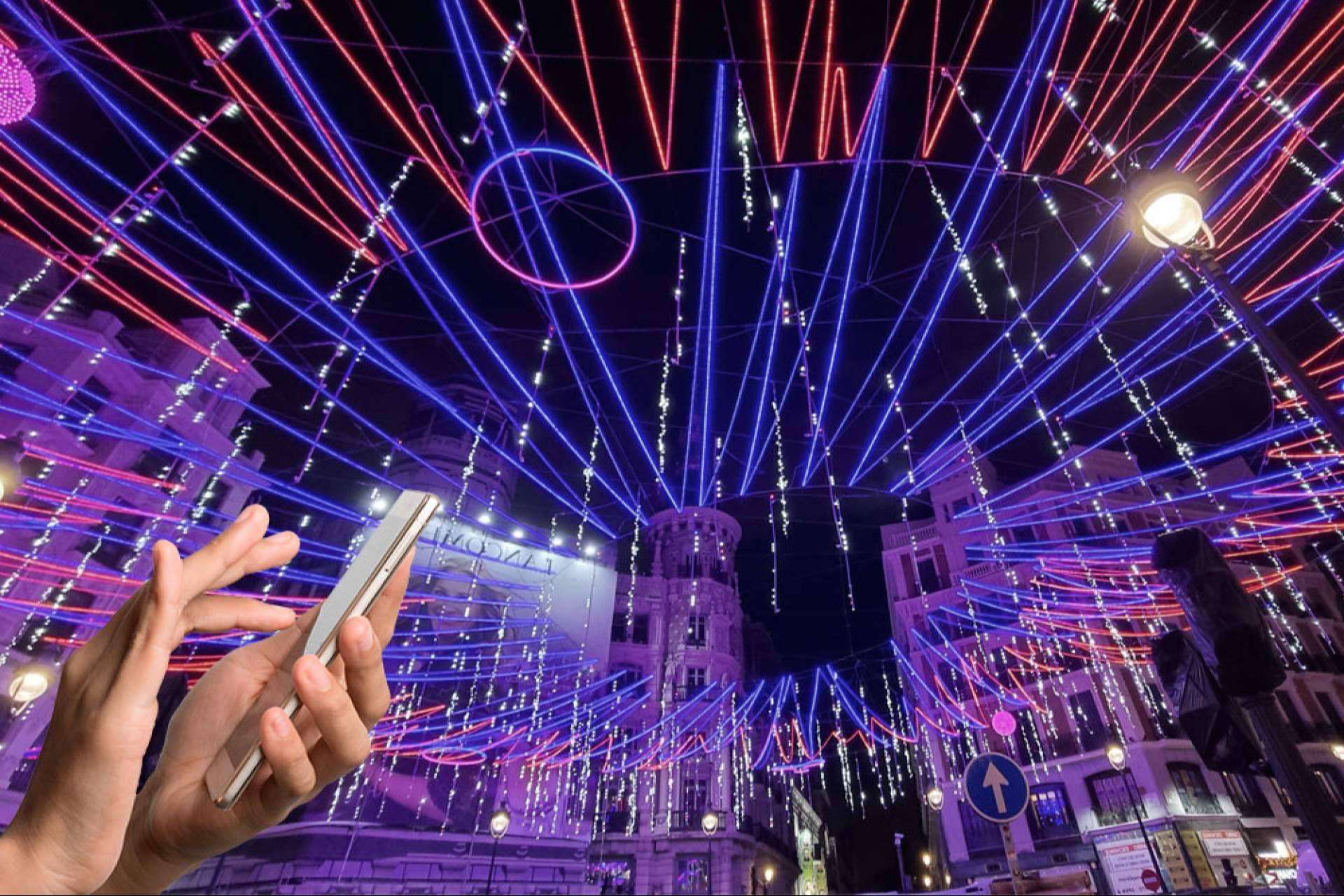 Colecciona Madrid Iluminado, el reto de QUALO para visitar y coleccionar las luces de Navidad en Madrid