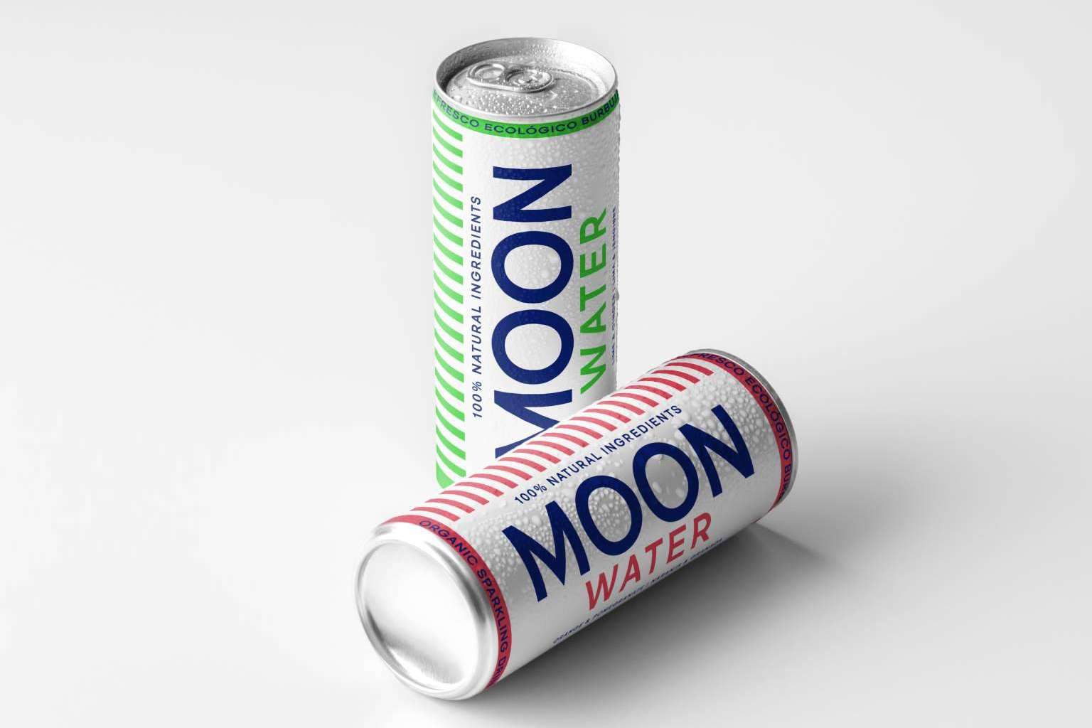 MoonWater ha disminuido el tamaño de su formato en lata para mejorar la calidad de vida del planeta y sus habitantes