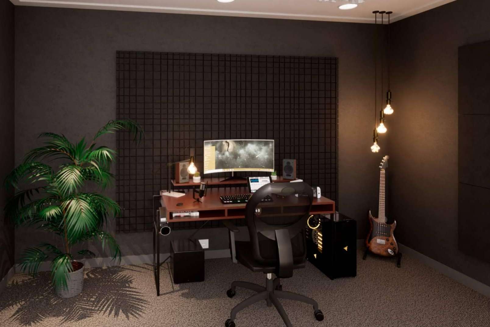 Los paneles acústicos para estudio de grabación o home studio de