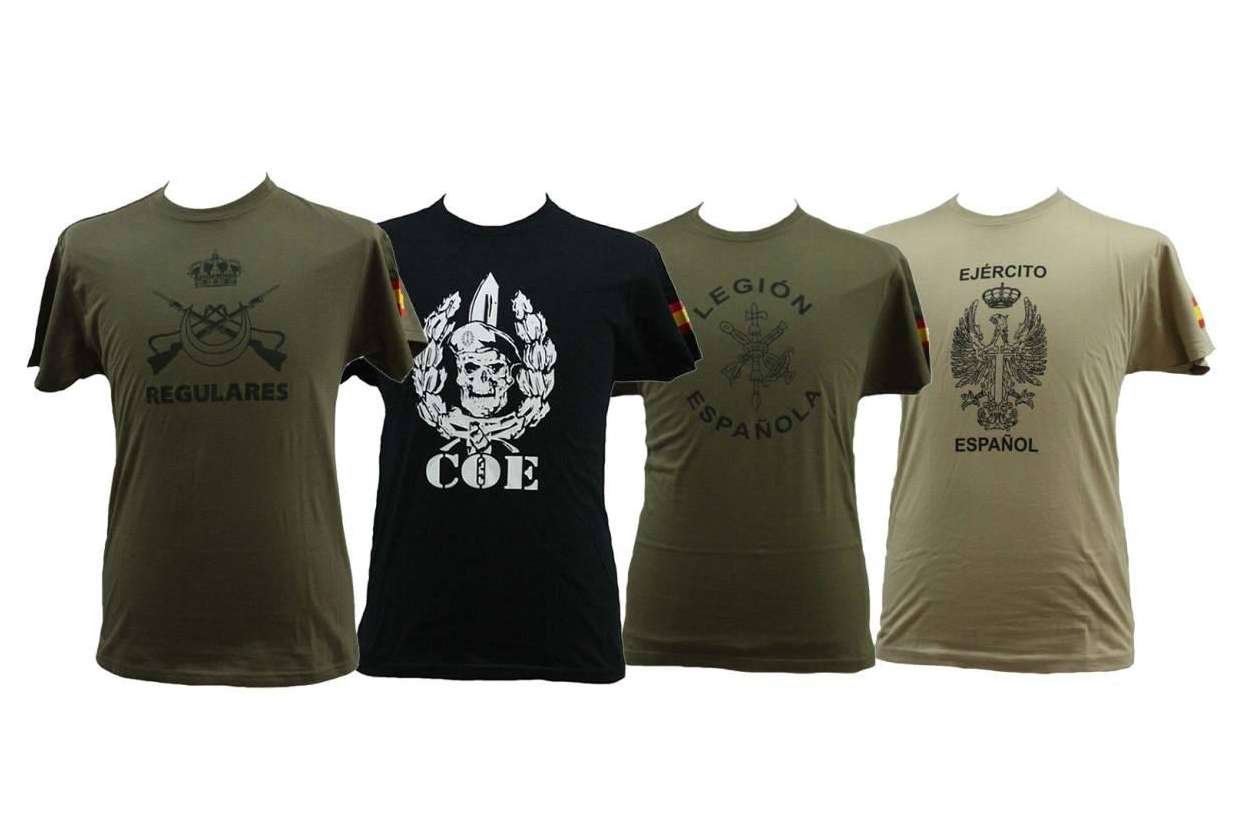 Las camisetas de temática militar de Tienda del Soldado, una