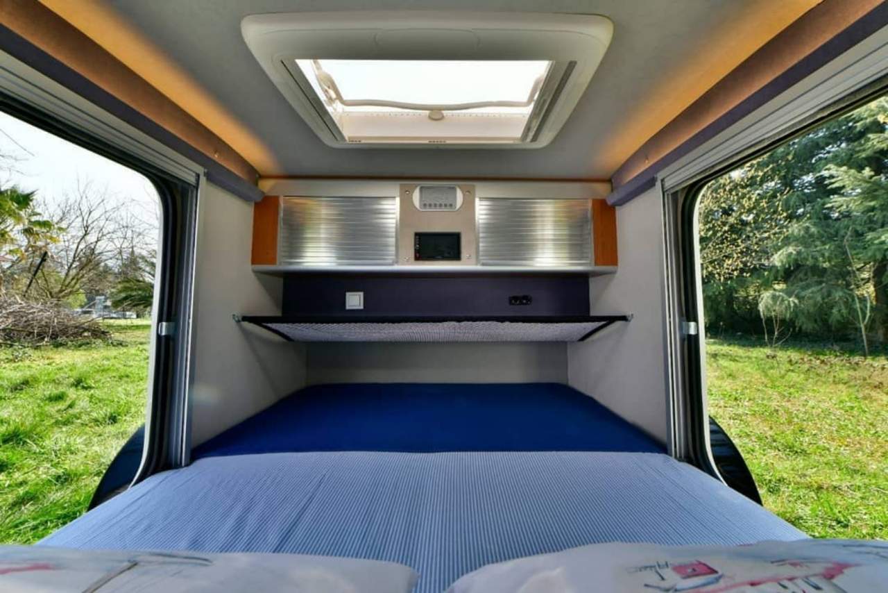 La mini caravana Caretta es la única caravana que se puede utilizar todo el año, gracias a su aislamiento